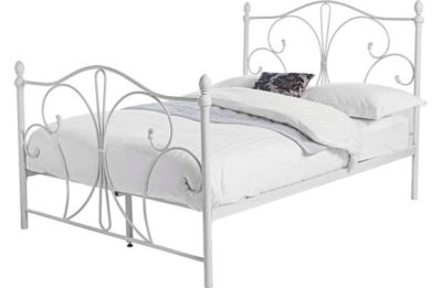 Collection Ava Double Bed Frame - White